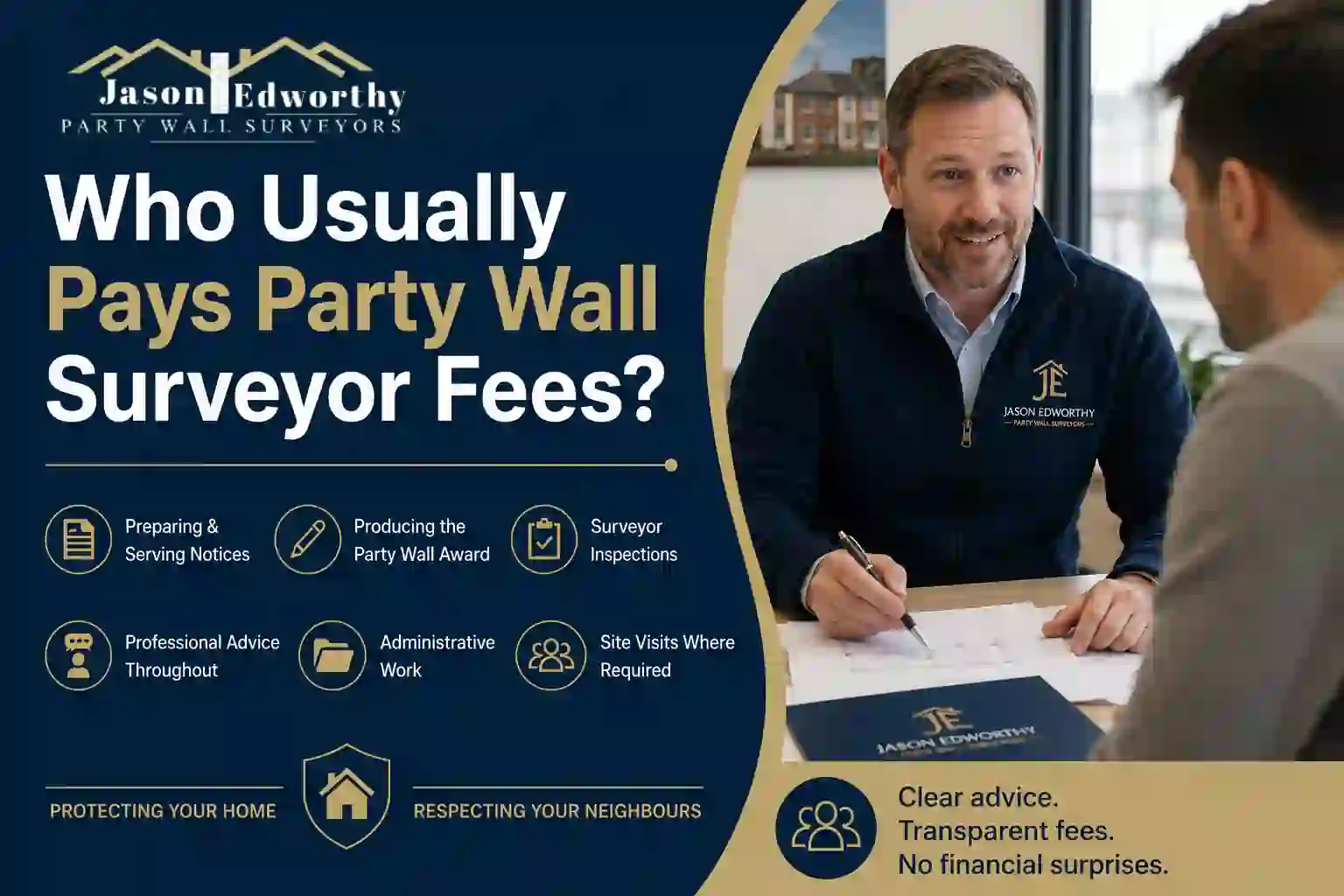 Who Usually Pays Party Wall Surveyor Fees Loughton?