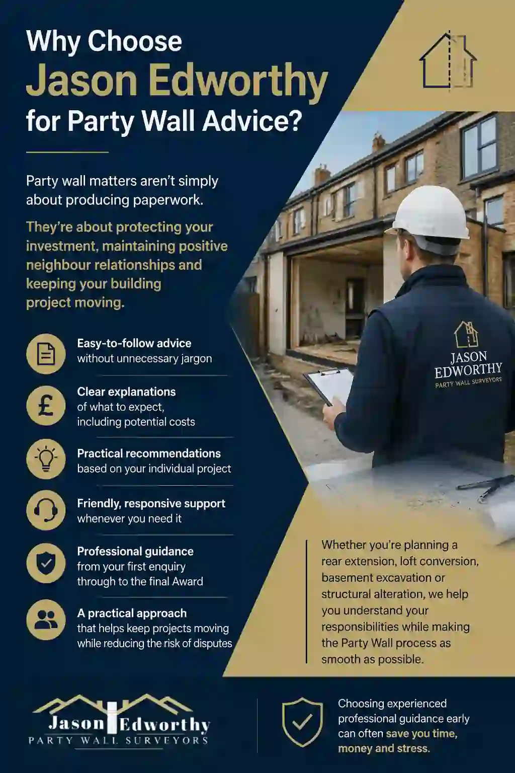 Why Choose Jason Edworthy for Party Wall Advice Loughton?